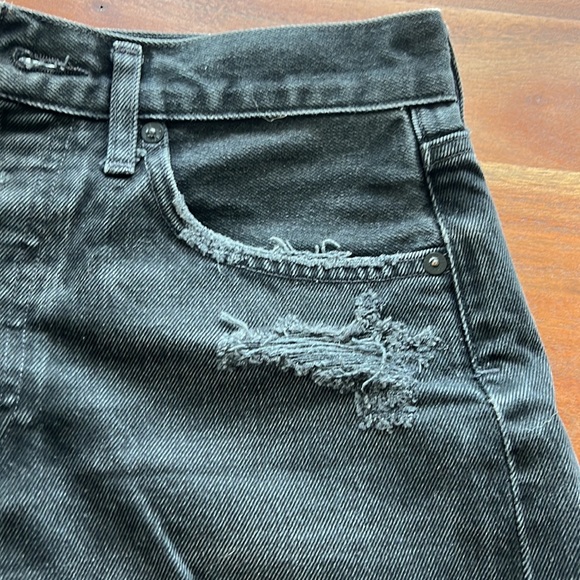 Agolde Denim Short Shorts - Picture 3 of 5